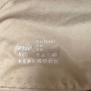 Aerie Beige Real Sunnie Demi Bra